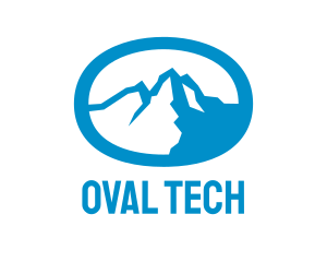 Blue Mountain Oval logo design