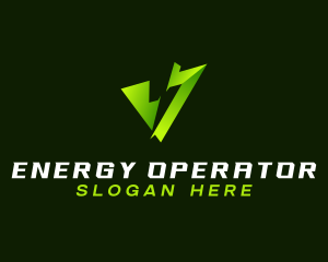 Energy Power Arrow logo design