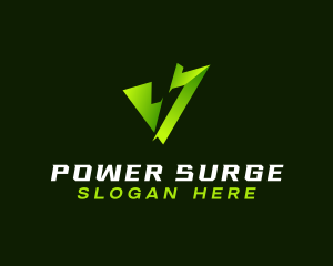 Energy Power Arrow logo design