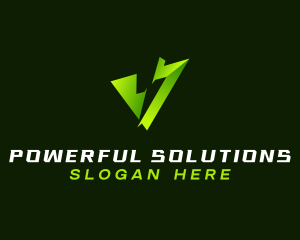 Energy Power Arrow logo design