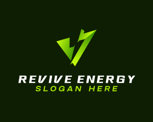 Energy Power Arrow logo design