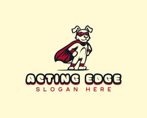 Superhero Canine Pet logo design