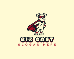 Superhero Canine Pet logo