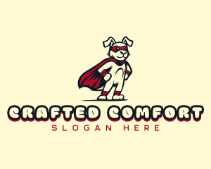 Superhero Canine Pet logo design