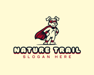 Superhero Canine Pet logo design