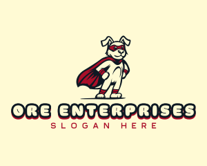 Superhero Canine Pet logo design