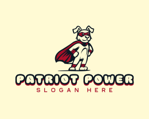 Superhero Canine Pet logo design