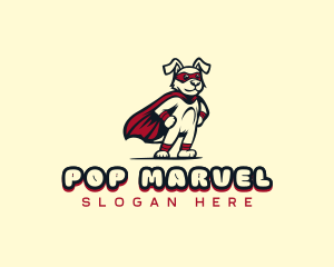 Superhero Canine Pet logo design