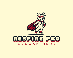 Superhero Canine Pet logo design