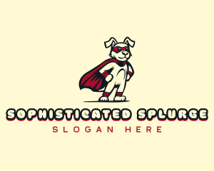 Superhero Canine Pet logo design