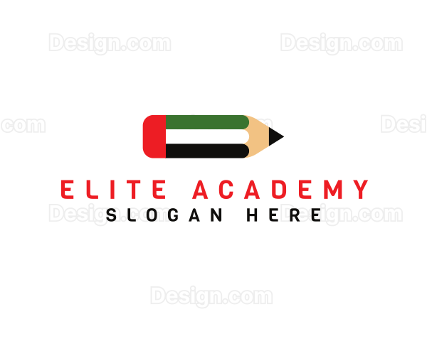United Arab Emirates Pencil Logo