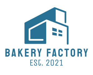 Factory Building Property logo design