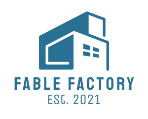 Factory Building Property logo design