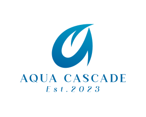 Aqua Resort Letter A  logo design