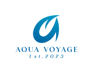 Aqua Resort Letter A  logo design