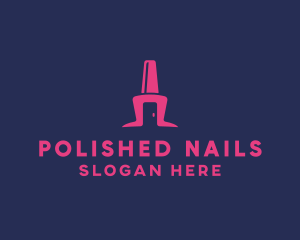 Pink Nail Spa logo design