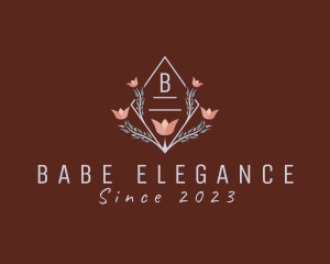 Elegant Flower Boutique logo design