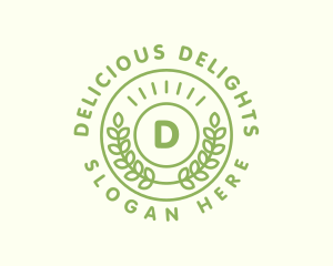 Green Laurel Organic Gourmet  logo design