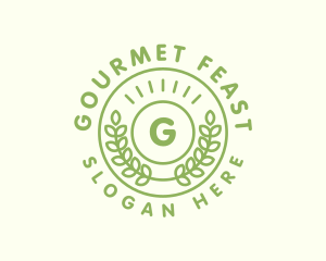 Green Laurel Organic Gourmet  logo design