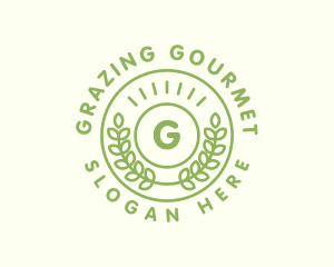 Green Laurel Organic Gourmet  logo design