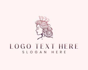 Crown Elegant Woman  logo