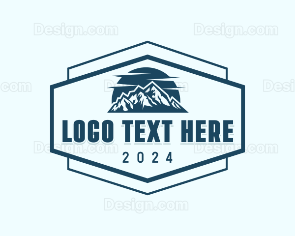 Mountain Travel Camping Logo