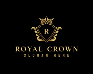 Crown Monarchy Crest logo design