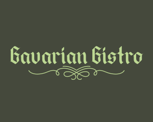 Elegant Gothic Script logo