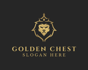 Lion King Crown logo design