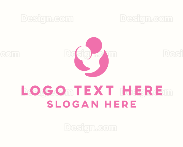 Mother Child Hug Logo