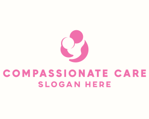 Mother Child Hug logo design