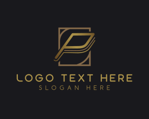 Premium Corporate Letter P logo