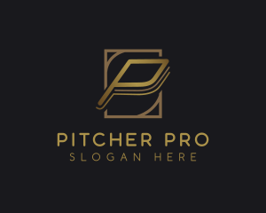 Premium Corporate Letter P logo design