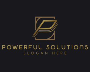 Premium Corporate Letter P logo design