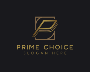 Premium Corporate Letter P logo design