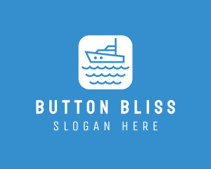 Marine Sailboat App logo design