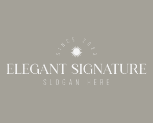 Elegant General Sun logo design