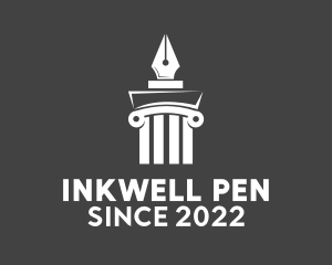 Fountain Pen Pillar logo design