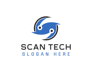 Tech Letter S logo design