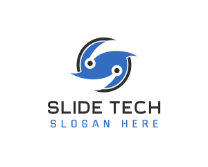 Tech Letter S logo design