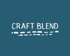 Underline Handwritten Craft logo design