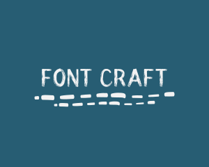 Underline Handwritten Craft logo design