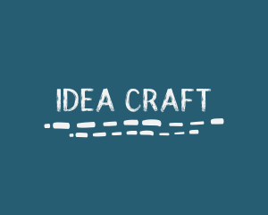 Underline Handwritten Craft logo design