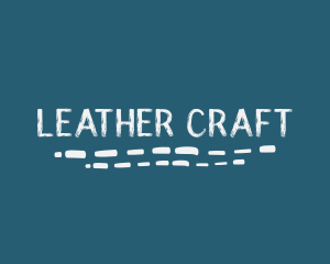 Underline Handwritten Craft logo design