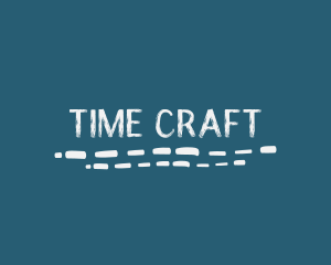 Underline Handwritten Craft logo design