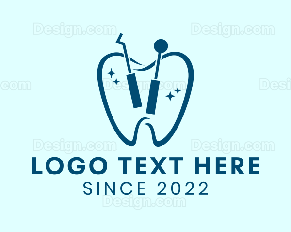 Teeth Dental Orthodontics Logo