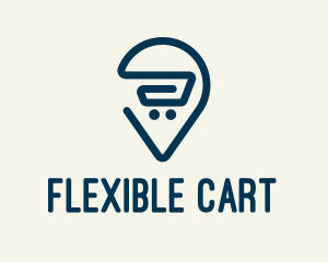 Grocery Cart Delivery logo design