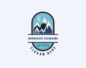 Mountain Peak Glacier logo design