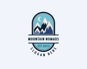 Mountain Peak Glacier logo design