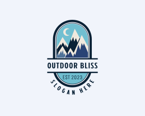 Mountain Peak Glacier logo design